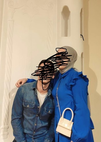 Düğmeli etek gömlek takım - Görsel 3