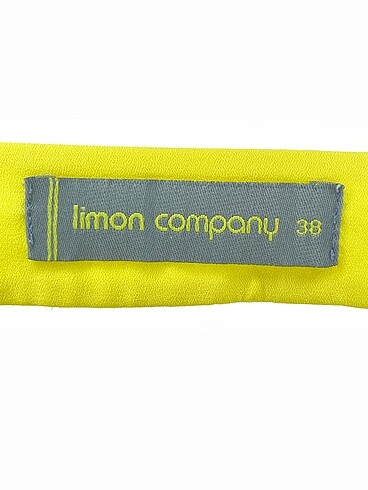 38 Beden sarı Renk Limon Company Bluz %70 İndirimli.