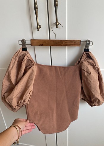 Bej  Kadın Body - Görsel 4