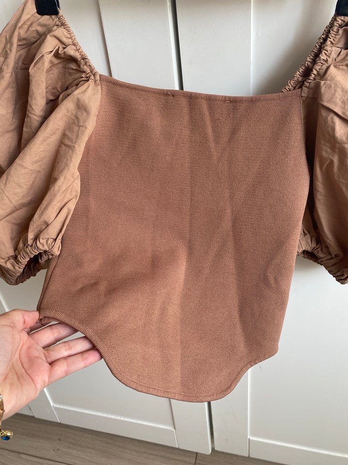 Bej  Kadın Body - Görsel 3