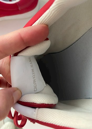 Calvin Klein Kırmızı Bağcıklı erkek Spor Ayakkabı - Görsel 3
