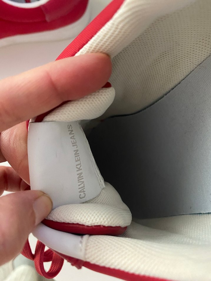 Calvin Klein Kırmızı Bağcıklı erkek Spor Ayakkabı - Görsel 3