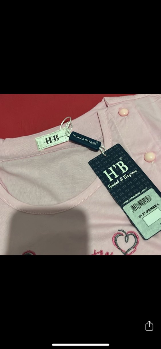 Kısa tüllü Kollu Hamile ve Emzirme Gecelik bandanalı - Görsel 3