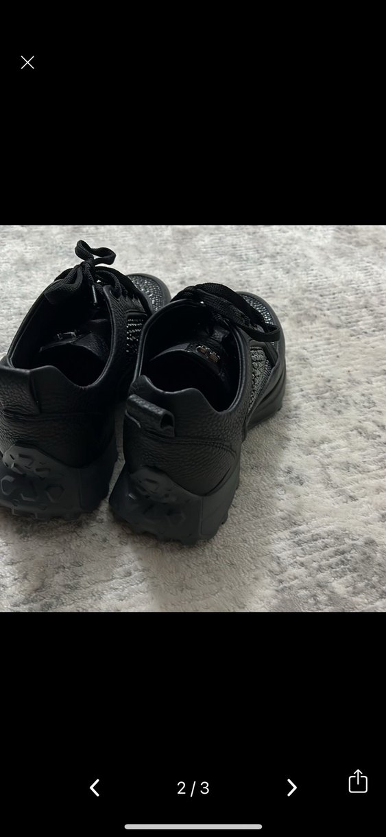 (ADİDAS) Parlak Taşlı Yüksek Topuklu Spor Ayakkabı - Görsel 2