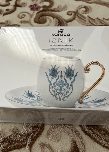 Karaca İznik 2'li Kahve Fincanı Seti