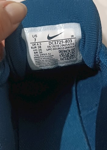 Orijinal Nike Lacivert Spor Ayakkabı - Görsel 4
