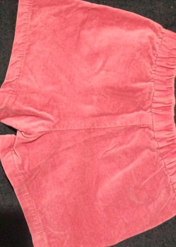 Düğmeli Pembe Kız Çocuk Şortu - Görsel 2