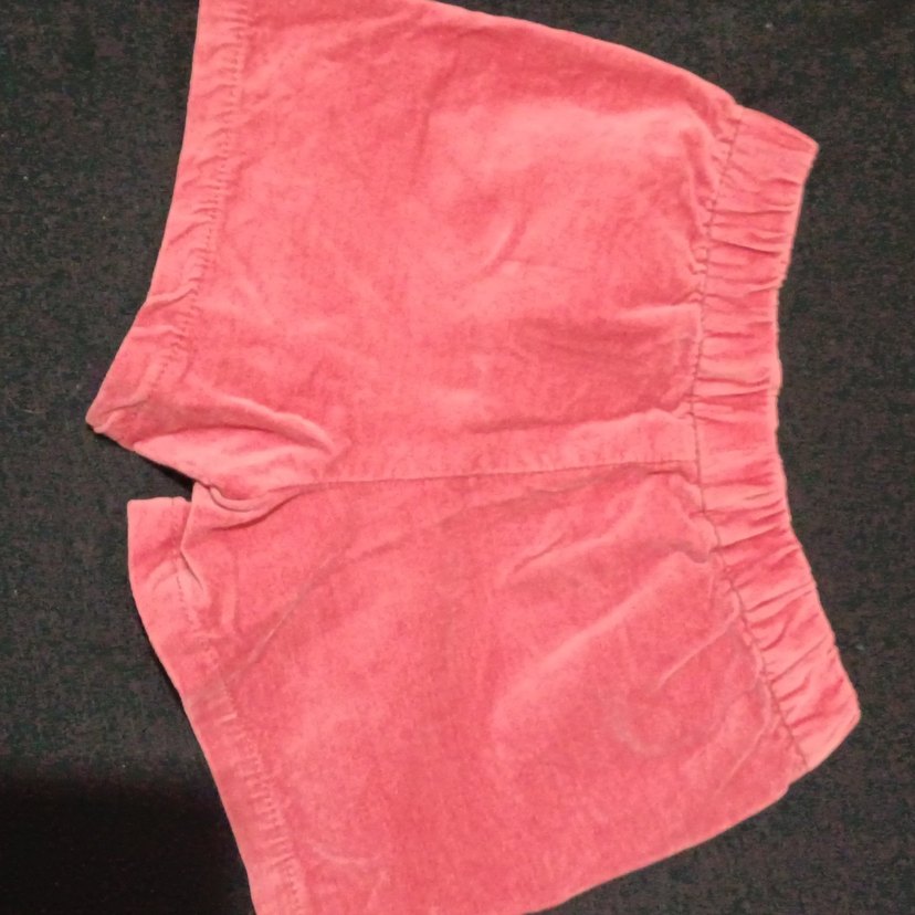 Düğmeli Pembe Kız Çocuk Şortu - Görsel 2