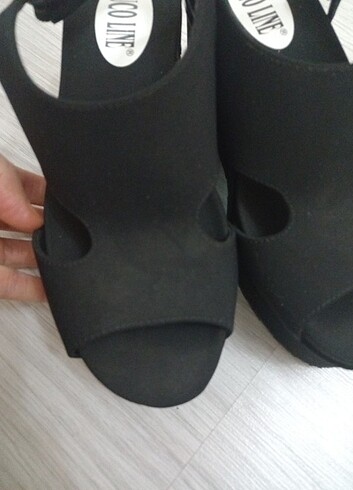 36 Beden siyah Renk Sandalet