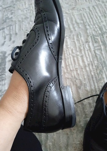 Erkek Siyah Parlak Klasik Tokalı Ayakkabı - Görsel 2