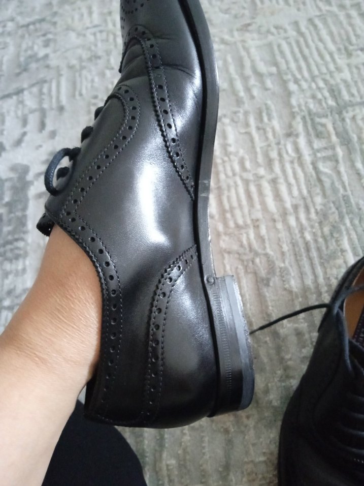 Erkek Siyah Parlak Klasik Tokalı Ayakkabı - Görsel 2