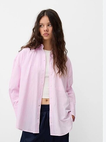 Bershka cizgili gomlek