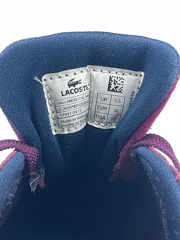 39 Beden çeşitli Renk Lacoste Spor Ayakkabı %70 İndirimli.