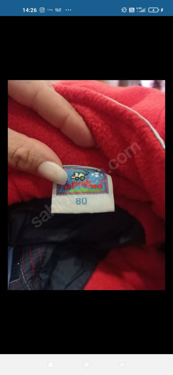 Gri Erkek Bebek Fermuarlı Tulumu - Görsel 3