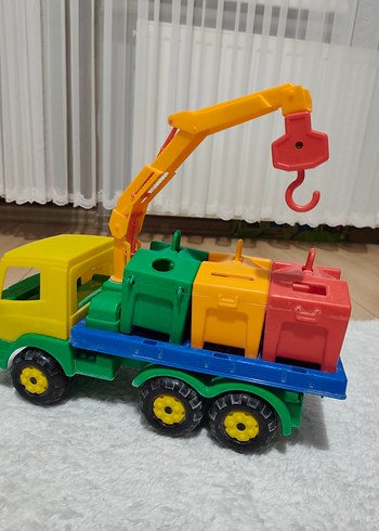 Renkli Oyuncak Çöp Kamyonu - Görsel 4
