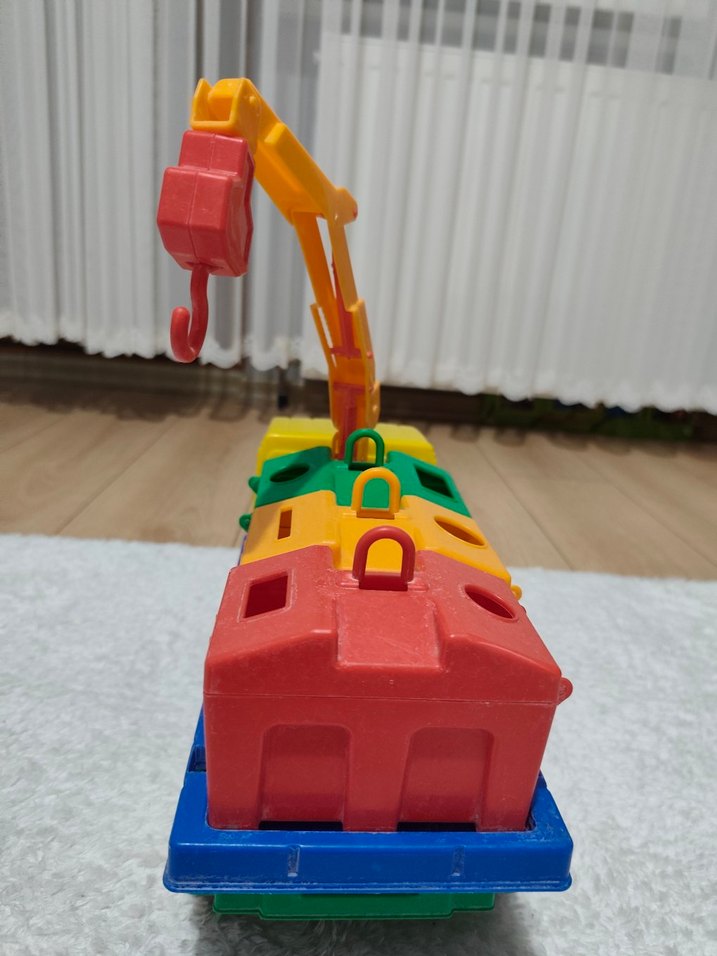 Renkli Oyuncak Çöp Kamyonu - Görsel 3