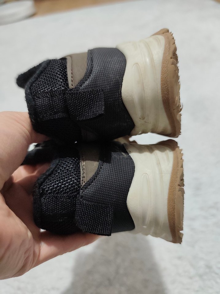 Kahverengi Erkek Çocuk Botu Velcro Bağcıklı - Görsel 2