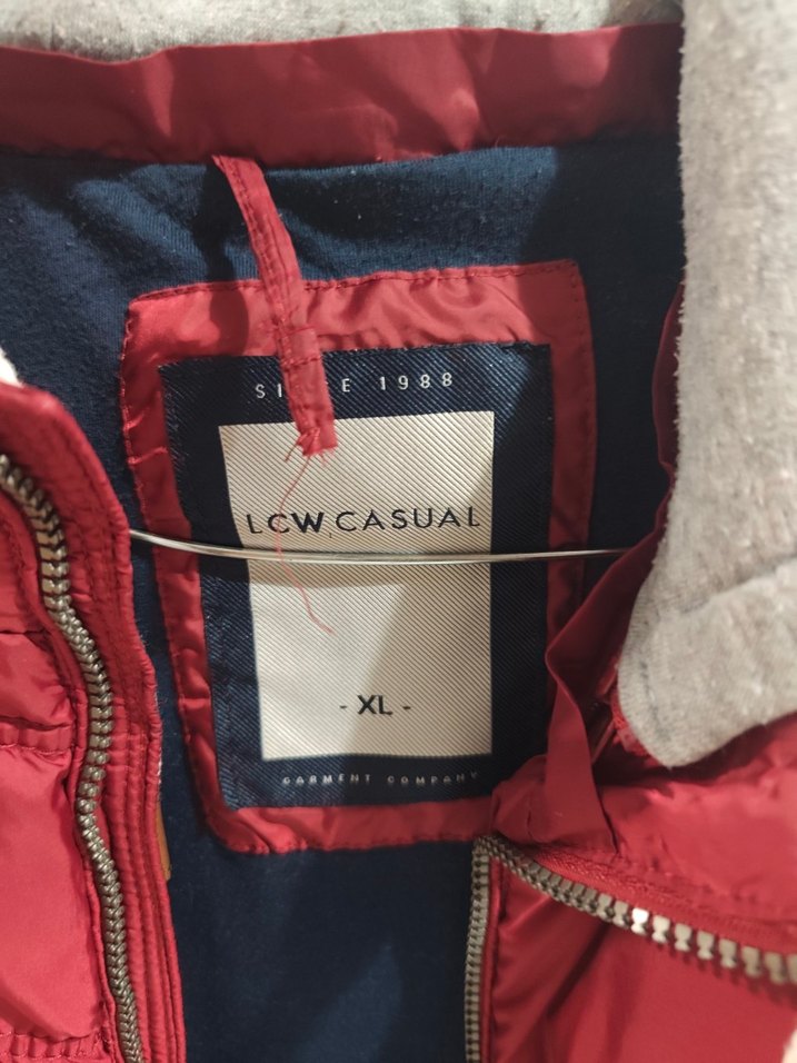 Bordo Fermuarlı Erkek yelek - Görsel 2