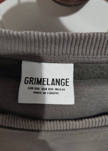 Gri Kadın Sweatshirt Uzun Kollu Salaş - Görsel 2