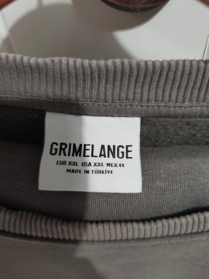 Gri Kadın Sweatshirt Uzun Kollu Salaş - Görsel 2