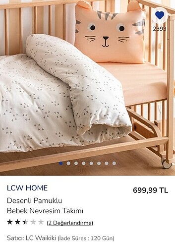 Lcw home bebek nevresim takımı 