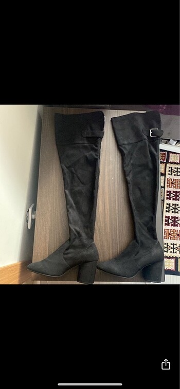 Hiç kullanılmamış Bershka kadın çorap çizme