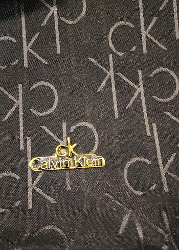 Siyah Nubuk CK Kadın Omuz Çantası - Görsel 6