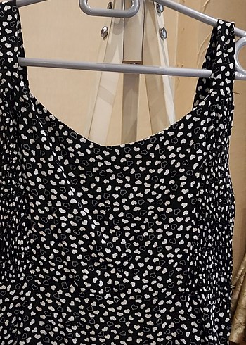 Siyah Puantiyeli V Yaka Uzun Elbise - Görsel 4