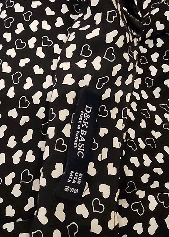 Siyah Puantiyeli V Yaka Uzun Elbise - Görsel 5