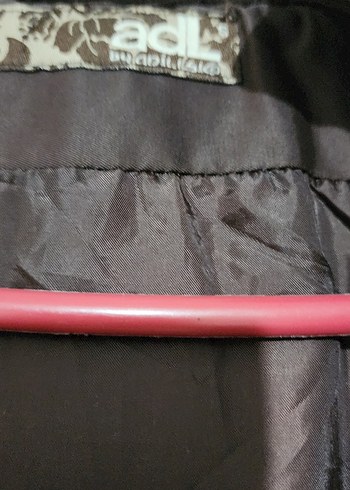 Düğmeli Kahverengi Kadın Kışlık mont - Görsel 6