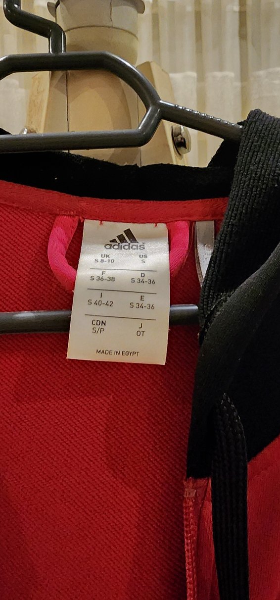 Kırmızı Siyah Fermuarlı Kadın Spor Ceket - Görsel 5