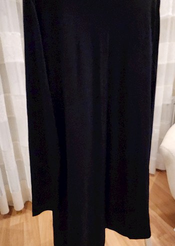 Siyah Uzun Kollu Kadın Elbise - Görsel 5