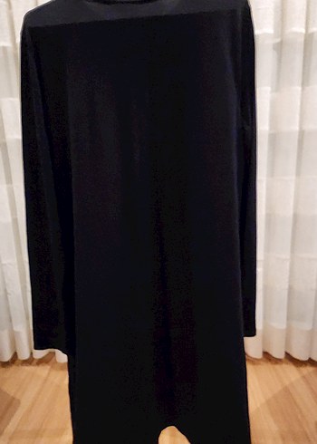 Siyah Uzun Kollu Kadın Elbise - Görsel 4