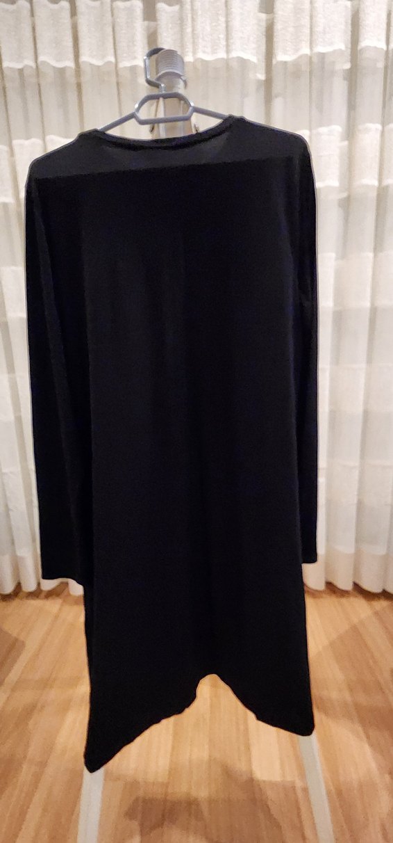 Siyah Uzun Kollu Kadın Elbise - Görsel 4