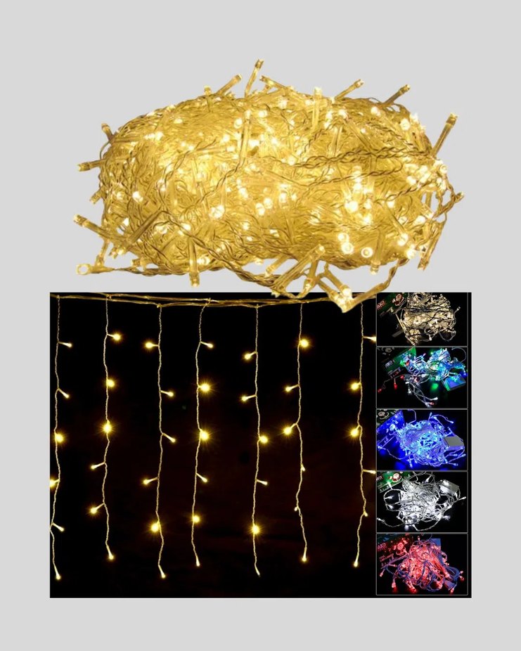 4 Metre Saçaklı LED Işık Perde - Görsel 3