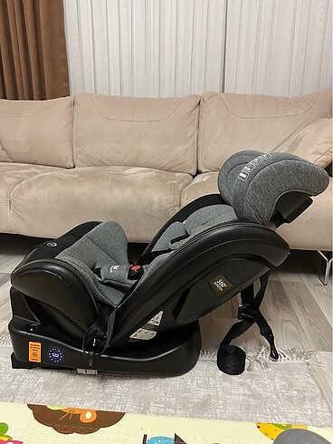 9- 36 kg Beden gri Renk Prego Profix PRO 360 Derece Dönebilen 0-36 Kg İsofixli Oto Koltu