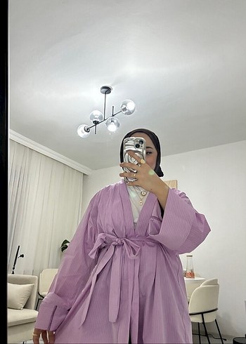Uzun Mor Salaş Kimono