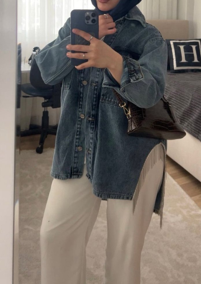 Tasarım kot ceket - Görsel 2