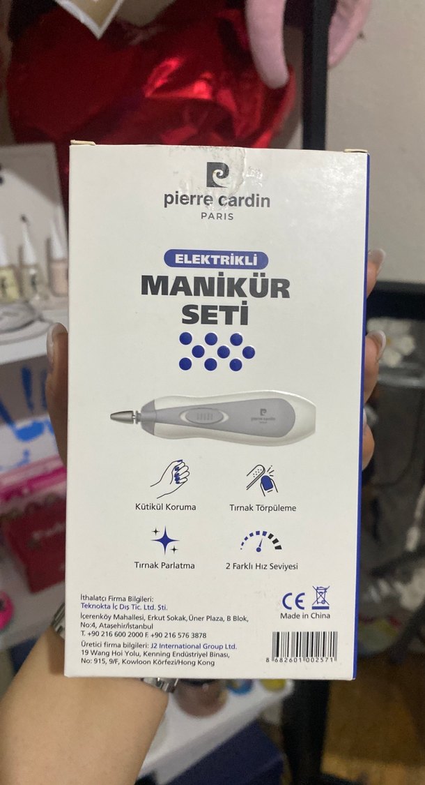 Pierre Cardin Elektrikli Manikür Seti Beyaz - Görsel 3
