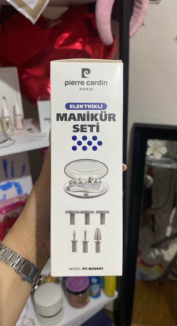 Pierre Cardin Elektrikli Manikür Seti Beyaz - Görsel 2