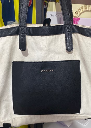 Manuka Beyaz Deri Kadın Çanta
