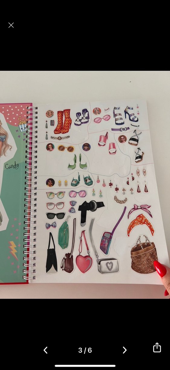 Model Kızlar Çizim Defteri ve Renkli Kalem Seti - Görsel 4