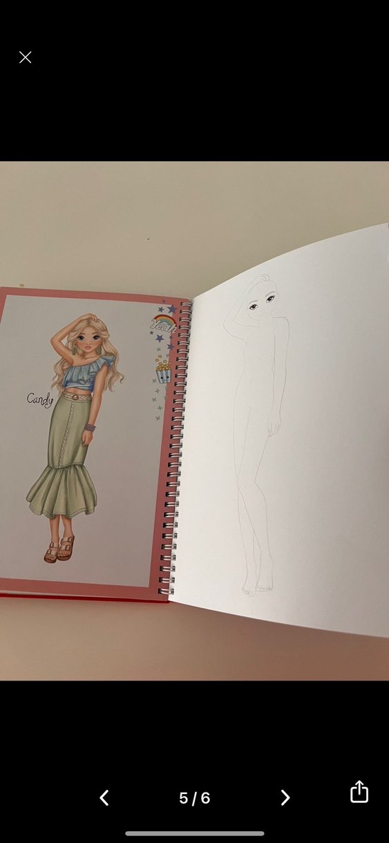 Model Kızlar Çizim Defteri ve Renkli Kalem Seti - Görsel 2