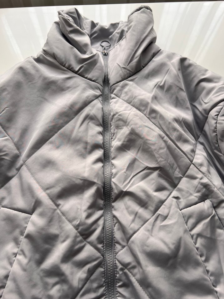 Gri Kadın Midi Kışlık Ceket - Görsel 2