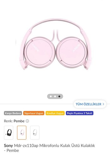 Pastel Pembe Kulaklık - Görsel 5