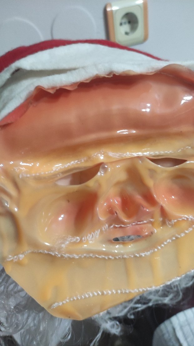 Noel Baba Maskesi Sakallı ve Şapkalı - Görsel 5