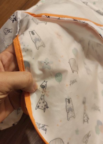 Uzun Kollu Baskılı Bebek Önlüğü - Görsel 2