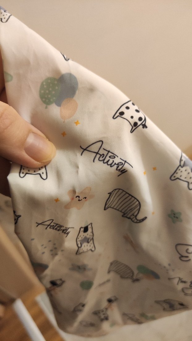 Uzun Kollu Baskılı Bebek Önlüğü - Görsel 4