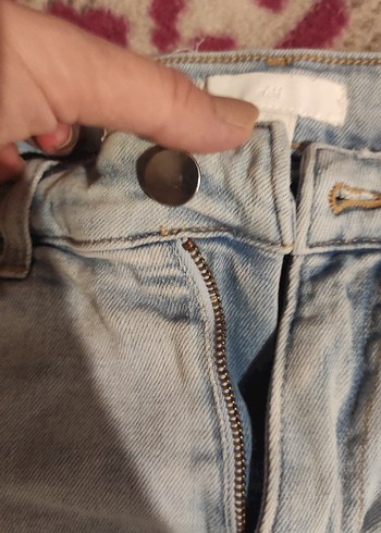 H&m 38/m beden Kot Şort - Görsel 3