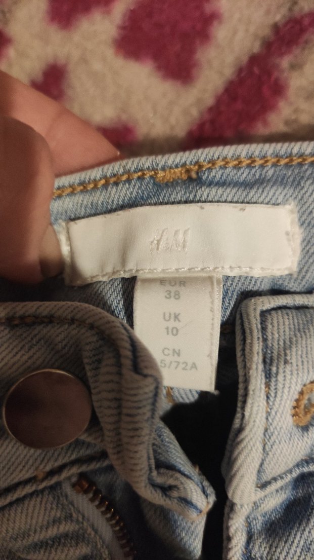 H&m 38/m beden Kot Şort - Görsel 2